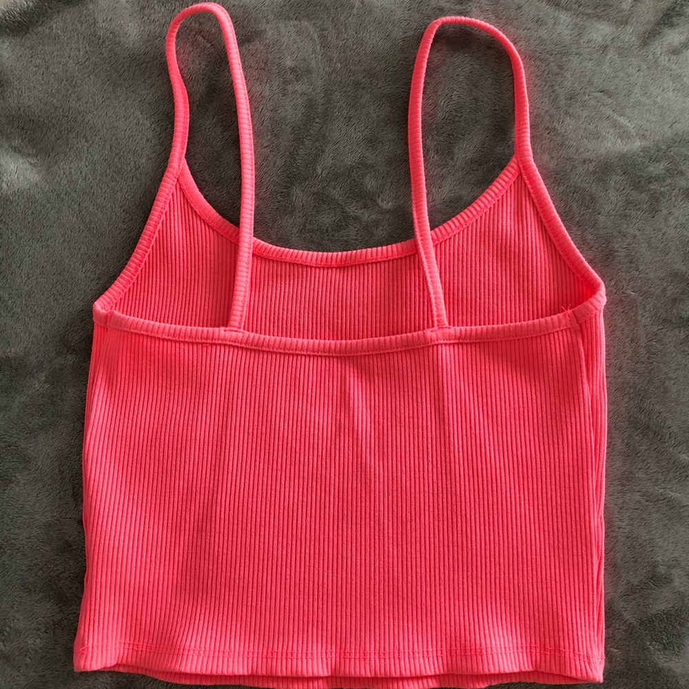 Spaghetti Strap Ribbed Tank - Picture 2 of 2